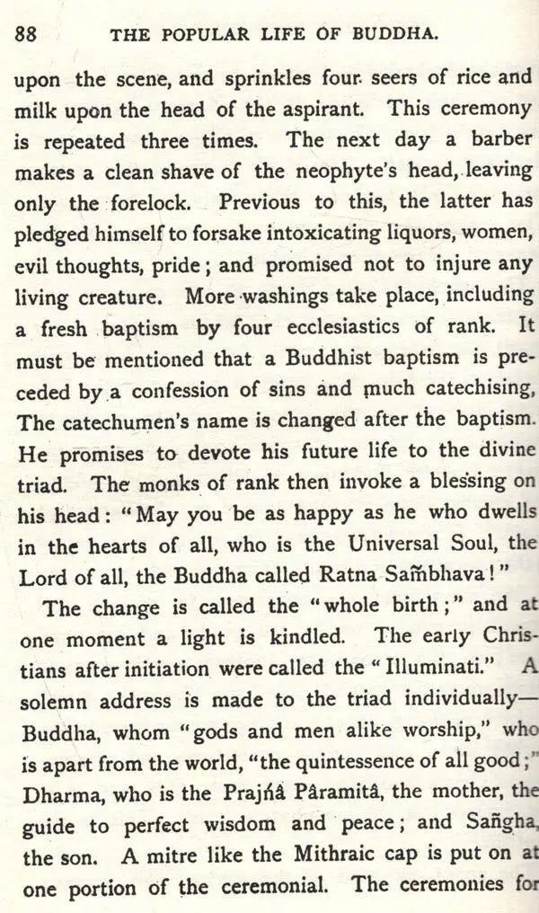 The Popular Life of Buddha - Containing an Answer to The Hibbert Lectures of 1881