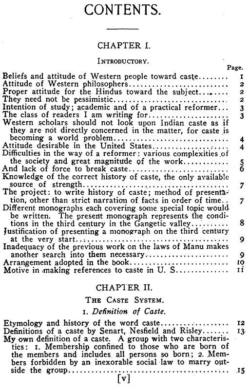 History of Caste in India