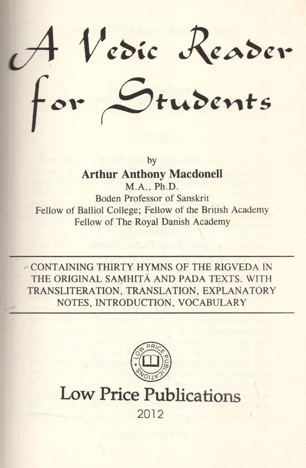 A Vedic Readers for Students