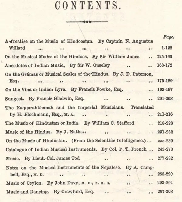 Hindu Music from Various Authors