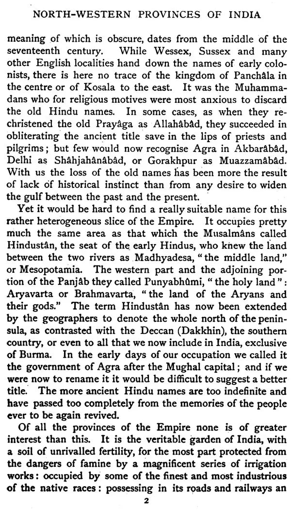 The North-Western Provinces of India: Their History, Ethnology and Administration