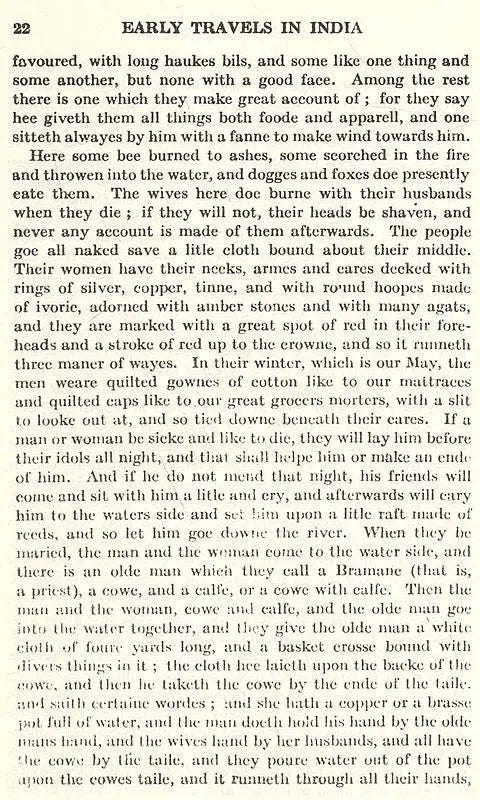 Early Travels in India (1538-1619)