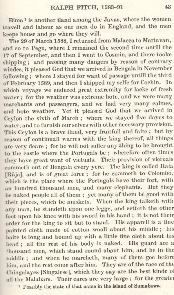 Early Travels in India (1538-1619)