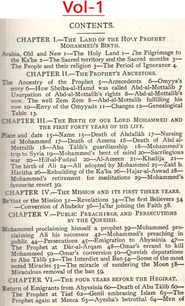 The Early History of Islam (2 Volumes in One Bound)