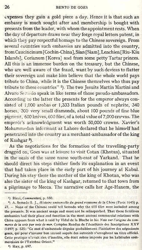 Early Jesuit Travellers in Central Asia (1603-1721)