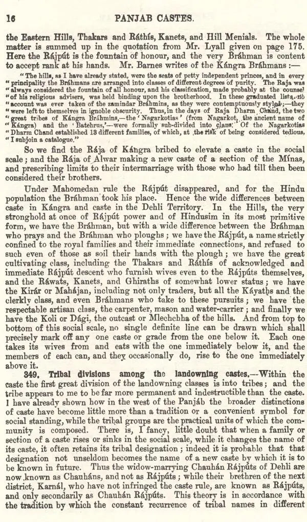 Panjab Castes