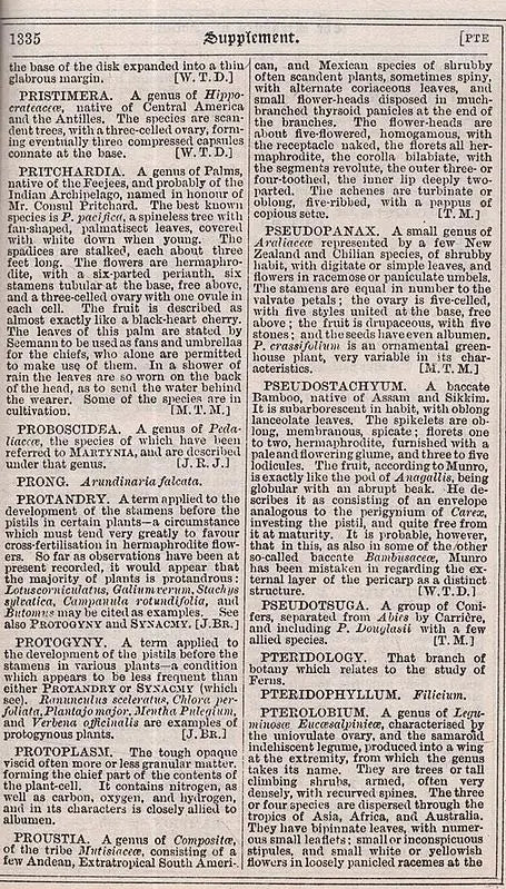 The Encyclopaedia or the Treasury of Botany of The Vegetable Kingdom with Glossary of Botanical Terms