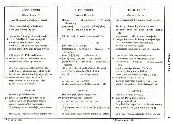 Asoka Text and Glossary
