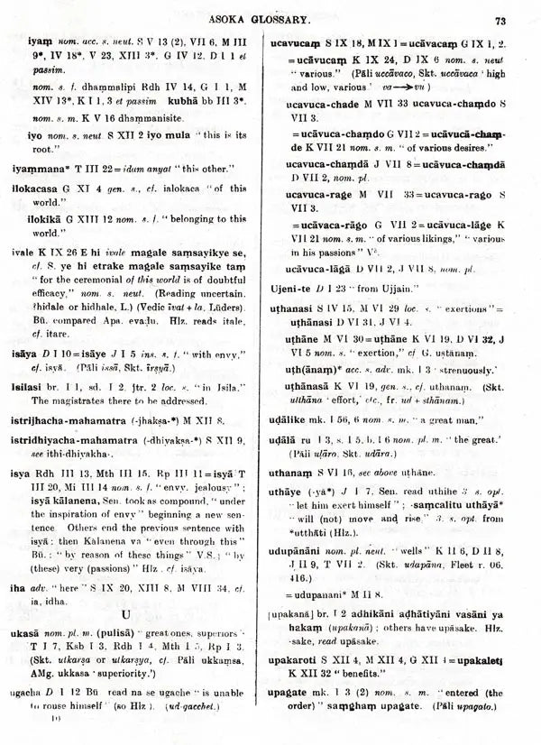 Asoka Text and Glossary