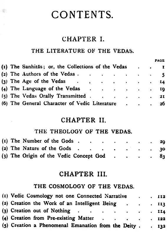The Teaching of The Vedas – What Light Does It Throw on the Origin and Development of Religion