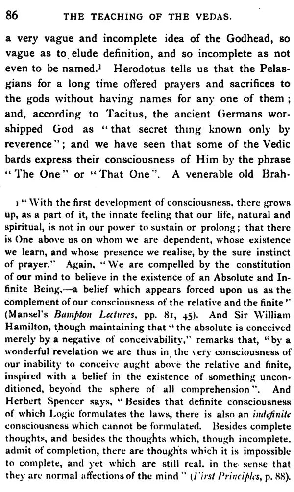 The Teaching of The Vedas – What Light Does It Throw on the Origin and Development of Religion