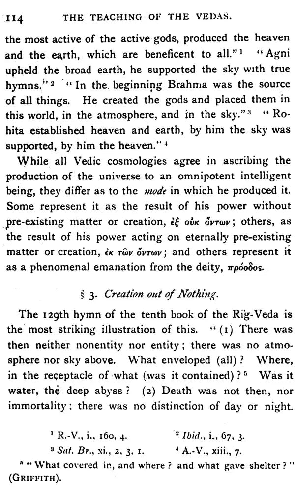 The Teaching of The Vedas – What Light Does It Throw on the Origin and Development of Religion