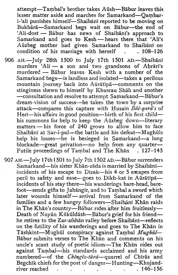 Babur-Nama: Memoirs of Babur (in 2 Volumes Bound in 1)