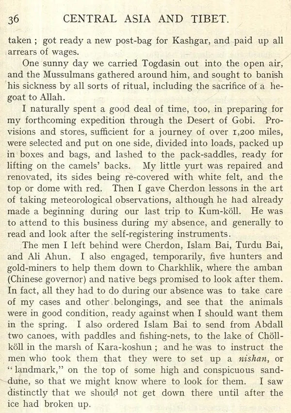 Central Asia and Tibet: Towards the Holy City of Lhasa (Set of 2 Volumes)