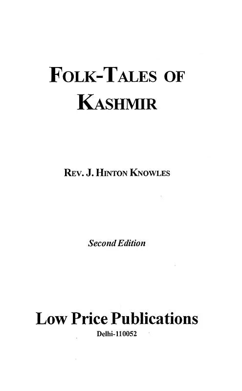 Folk Tales of Kashmir