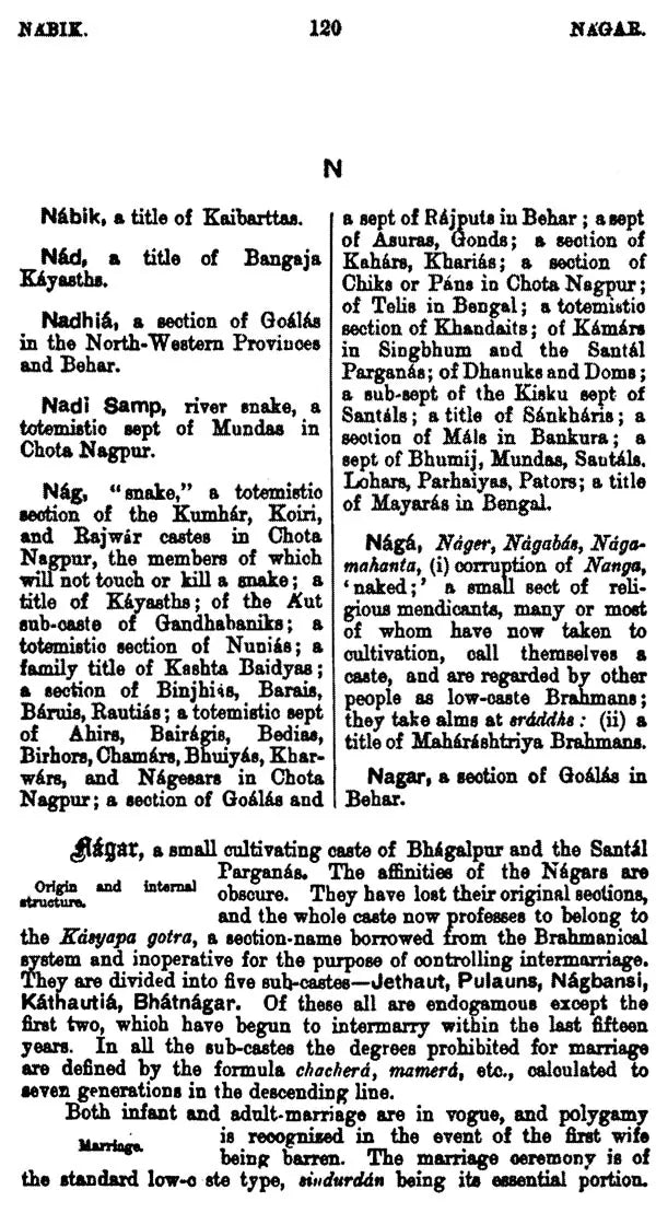 The Tribes and Castes of Bengal: Ethnographic Glossary (Set of 2 Volumes)