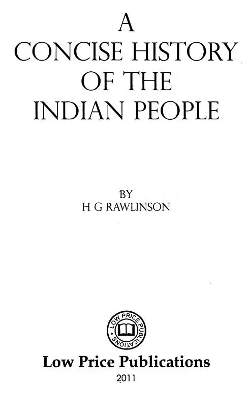 A Concise History of The Indian People