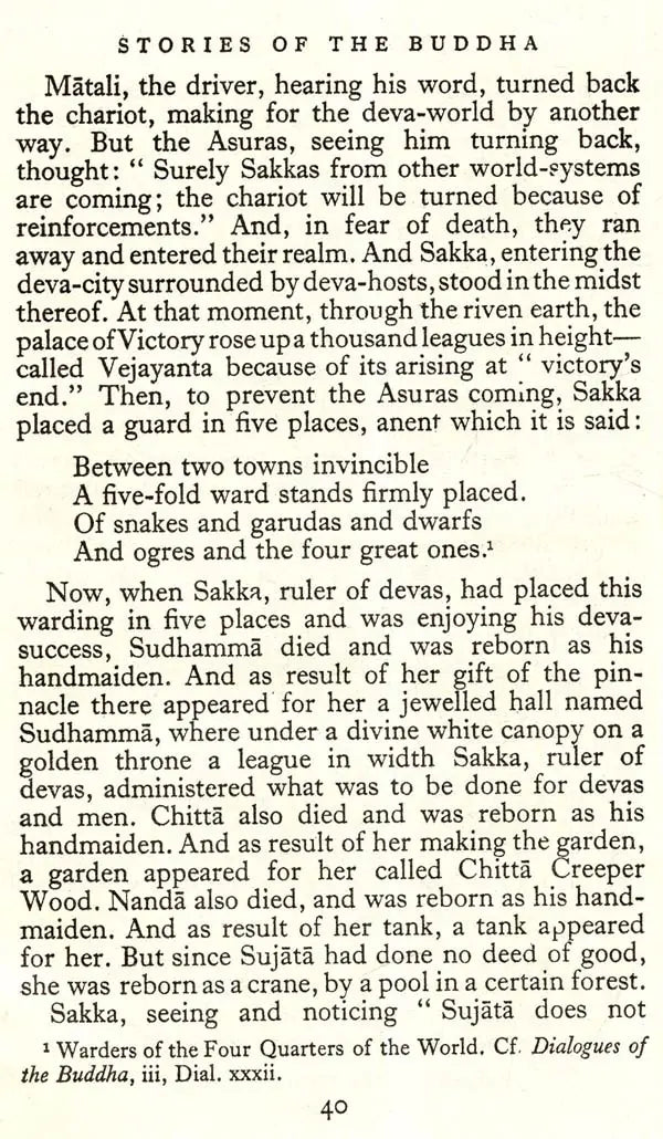 Stories of The Buddha – Being Selections From The Jataka