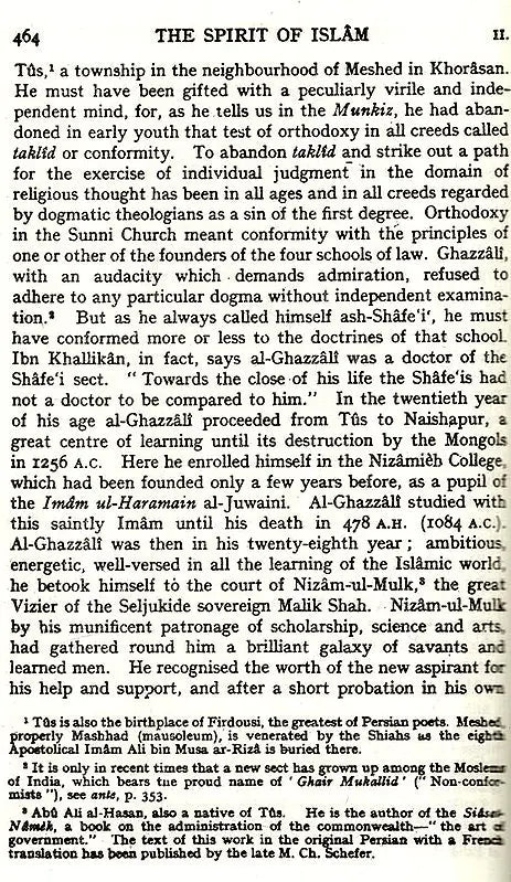 The Spirit of Islam – A History of the Evolution and Ideals of Islam with Life of the Prophet