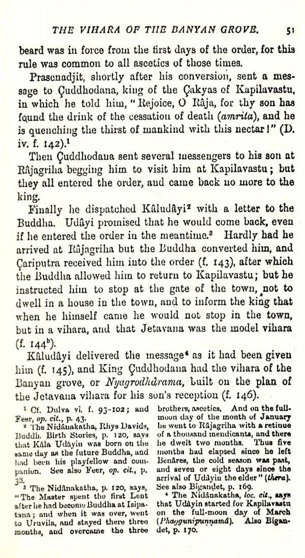 The Life of The Buddha - And The Early History of His Order (Derived From Tibetan Works in The Bkah-Hgyur And Bstan-Hgyur)