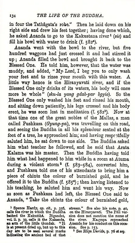 The Life of The Buddha - And The Early History of His Order (Derived From Tibetan Works in The Bkah-Hgyur And Bstan-Hgyur)