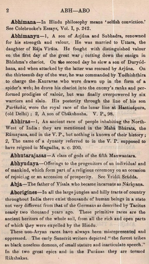 A Classical Dictionary of India