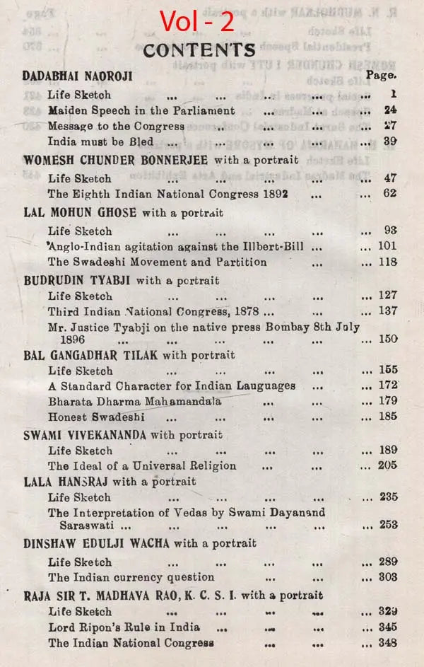 The Indian Nation Builders (Set of 3 Volumes) (An Old and Rare Book)