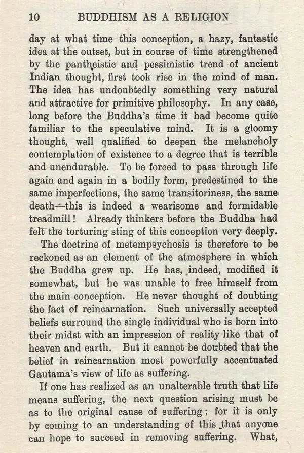 Buddhism as a Religion: Its Historical Development and Its Present Conditions
