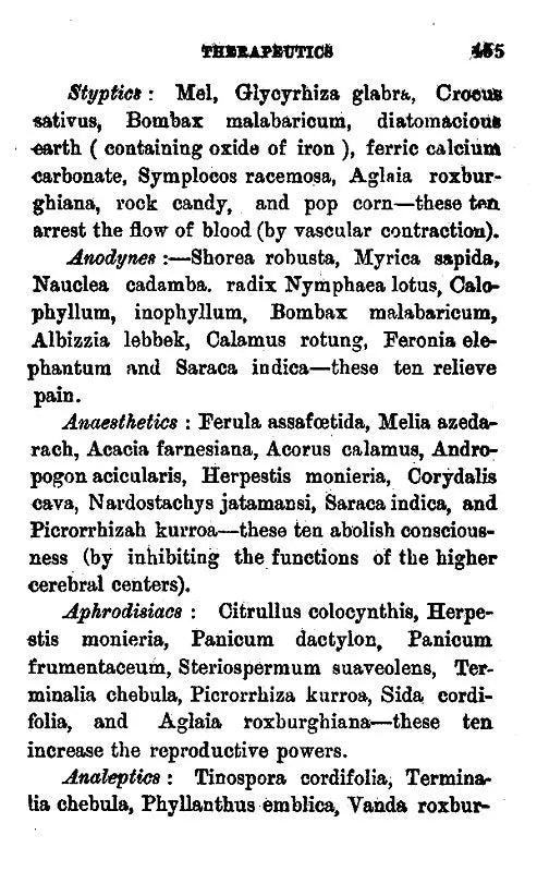 Interpretation of Ancient Hindu Medicine