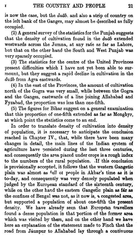 India at the Death of Akbar (An Economic Study)