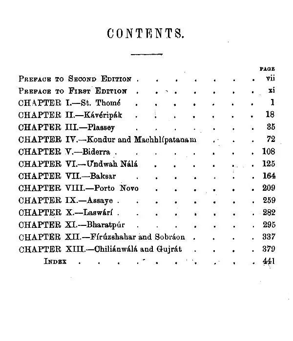 The Decisive Battles of India (From 1746 to 1849)