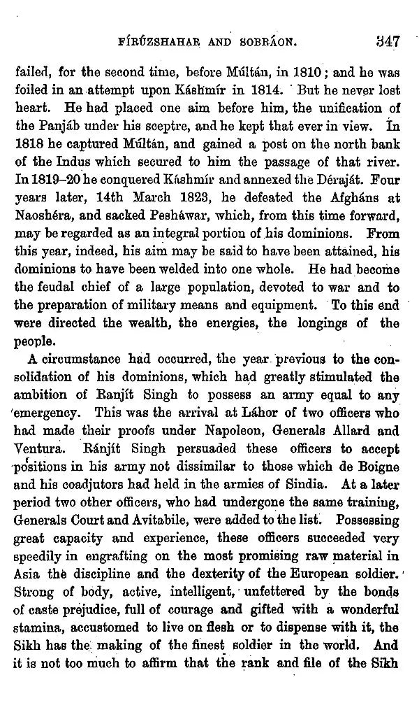 The Decisive Battles of India (From 1746 to 1849)