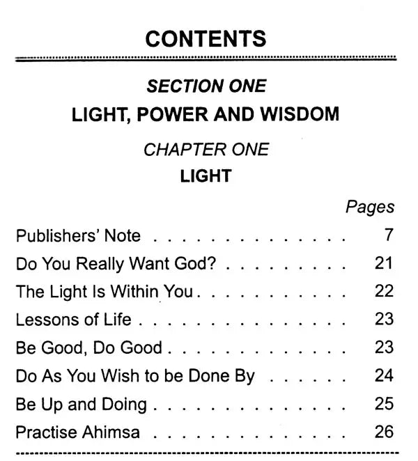 Light Power and Wisdom - Retail Maharaj