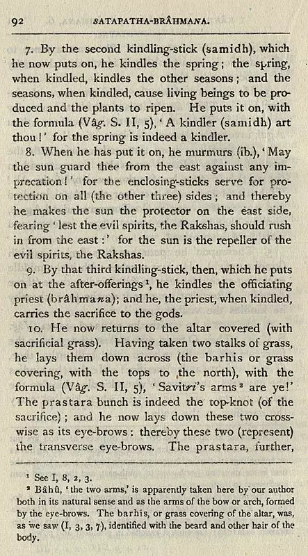 The Satapatha-Brahmana: According to the Text of the Madhyandina School (Set of 2 Books)