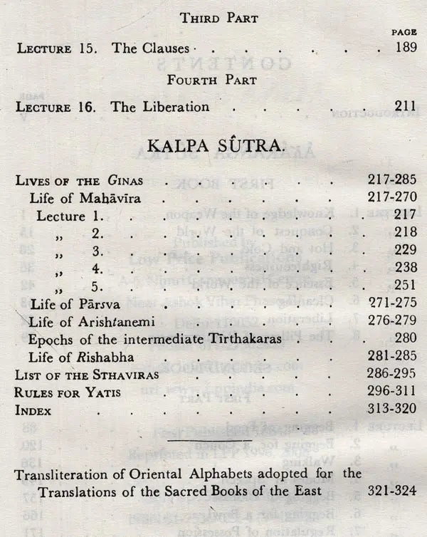 Jaina Sutras Translated from Prakrit by Hermann Jacobi (Set of 2 Volumes)