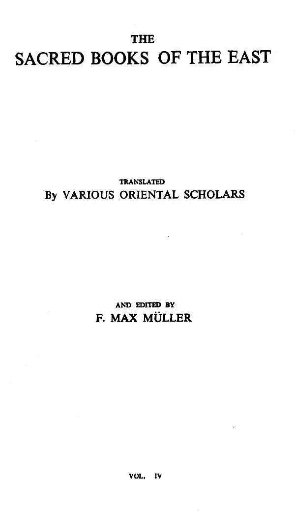 The Zend-Avesta (Sacred Books of The East) – Set of 3 Parts