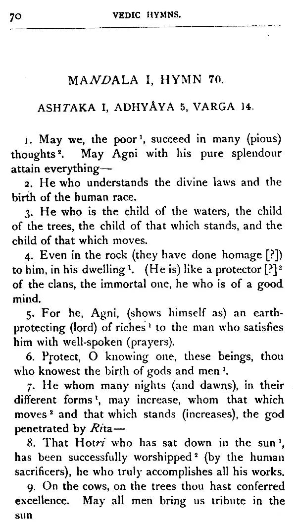 Vedic Hymns (Sacred Books of The East) – Set of 2 Parts