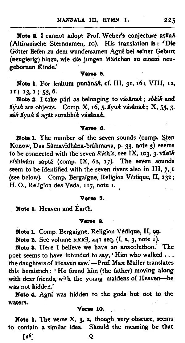Vedic Hymns (Sacred Books of The East) – Set of 2 Parts