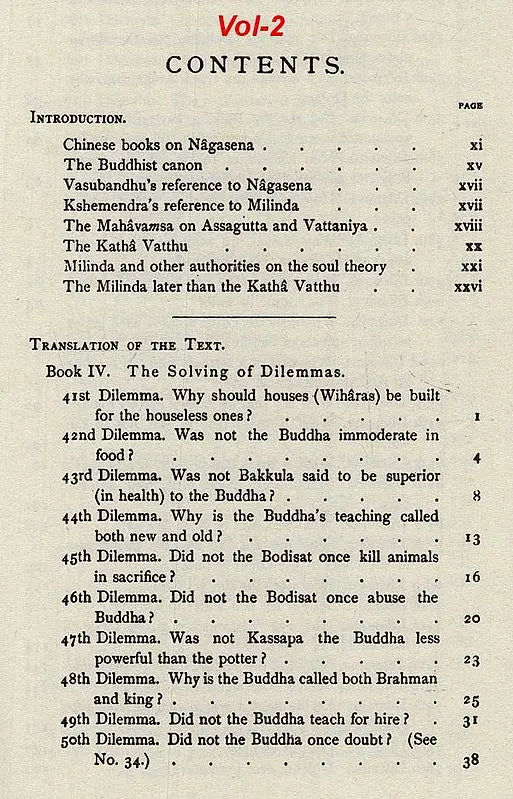The Questions of King Milinda (Set of 2 Parts)