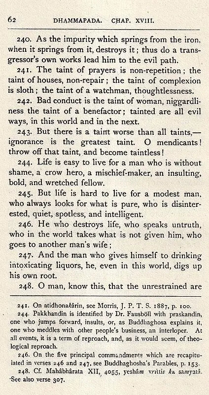 The Dhammapada: A Collection of Verses (Being One of The Canonical Books of The Buddhists)