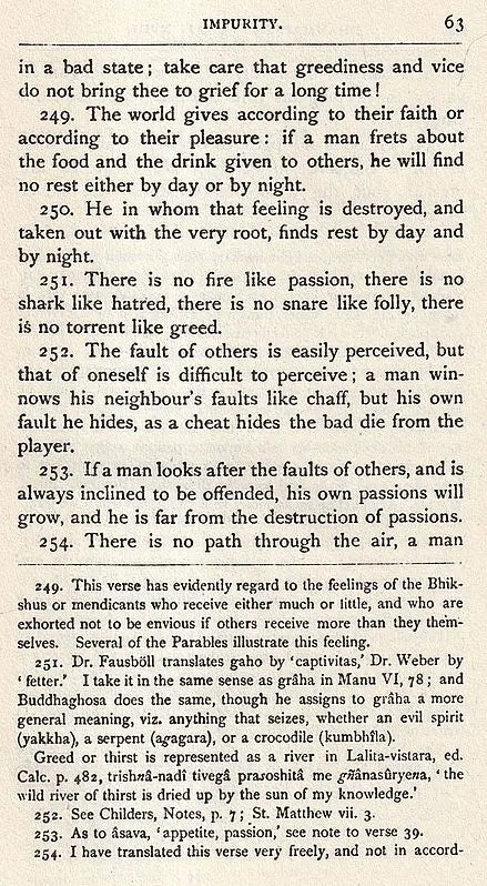 The Dhammapada: A Collection of Verses (Being One of The Canonical Books of The Buddhists)