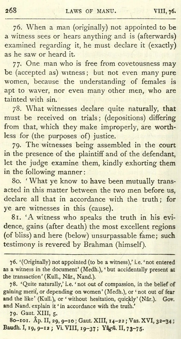 The Laws of Manu