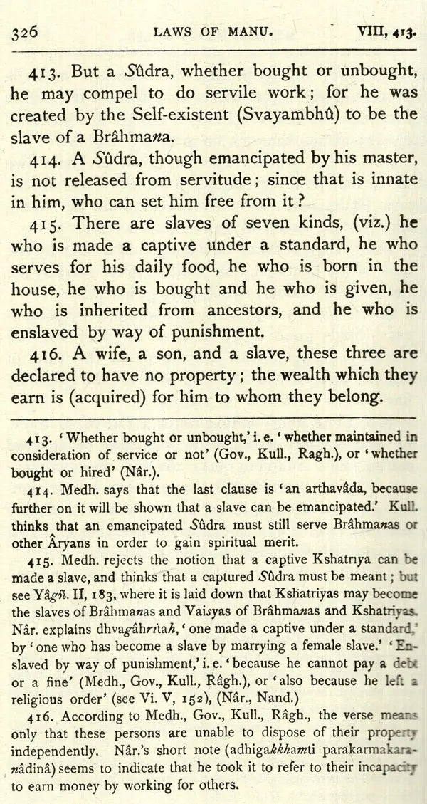 The Laws of Manu