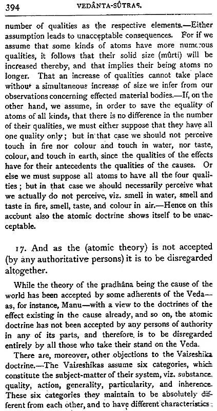 The Vedanta Sutras – With The Commentary By Sankaracarya (Part-I)