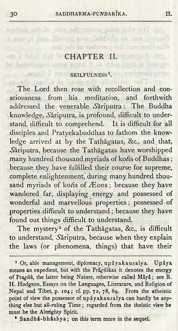 The Saddharma-Pundarika or The Lotus of the True Law