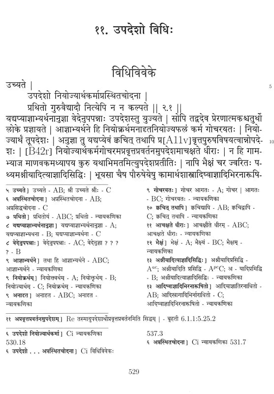 Vidhiviveka of Mandanamisra with its Commentary Nyayakanikā of Vacaspatimiśra and its Commentaries Jusadhvankarani and Svaditaṅkarani of Paramesvara (Set of 2 Volumes) - Retail Maharaj