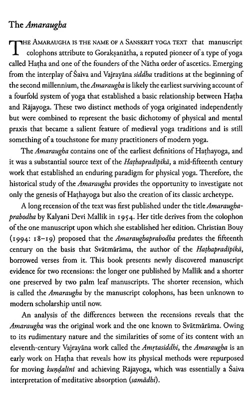 Amaraugha and Amaraughprabodh of Gorakshanath (The Genesis of Hatha and Rajayoga) - Retail Maharaj