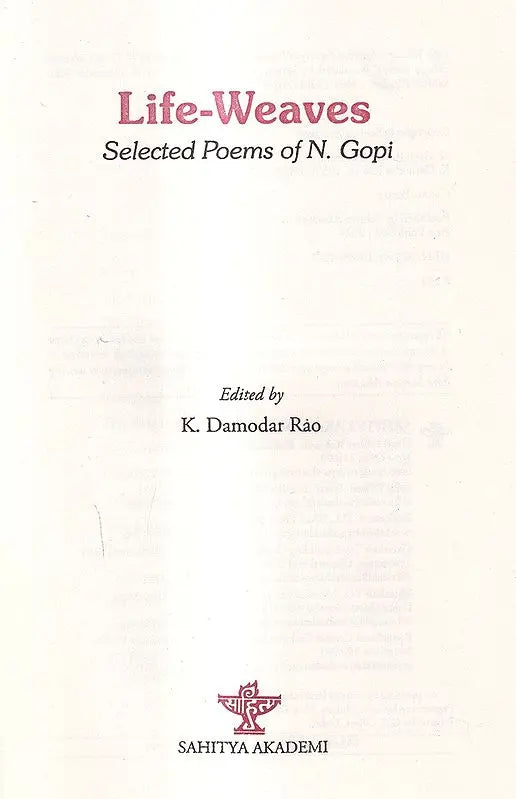 Life-Weaves (Selected Poems of N. Gopi) - Retail Maharaj