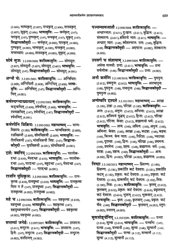 Paninian Grammar Through its Examples- Vol- I (The Book of Examples: 40,000 Entries for a Text) - Retail Maharaj