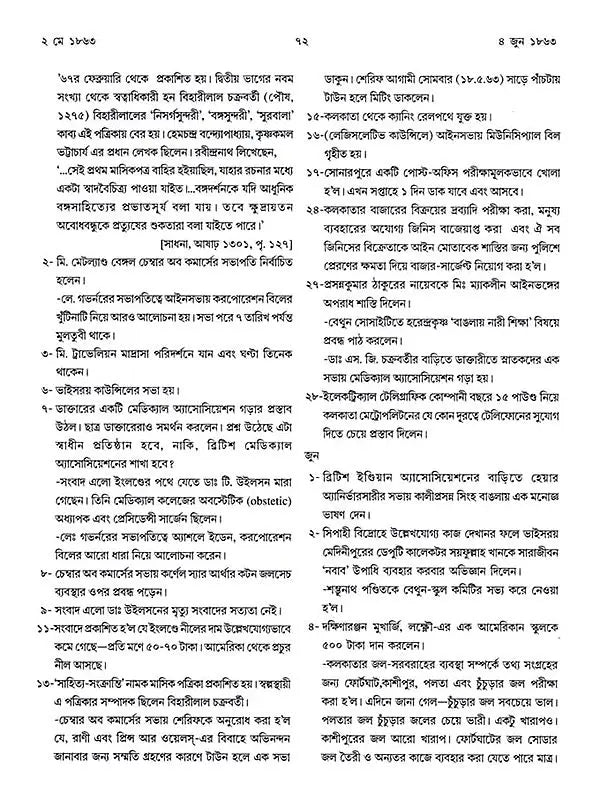 কলকাতা - ইতিহাসের দিনলিপি: Itihasher Dinalipi